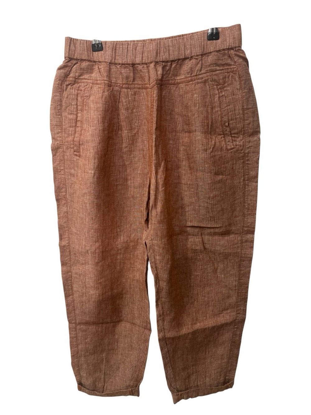 Anthropologie Hei Hei linen pants featuring a casual, cropped cut size S